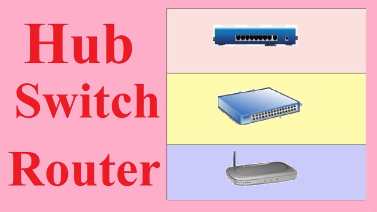 Hub switch router